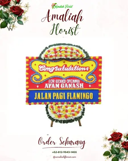 Sewa Papan Bunga Rawa Badak Selatan